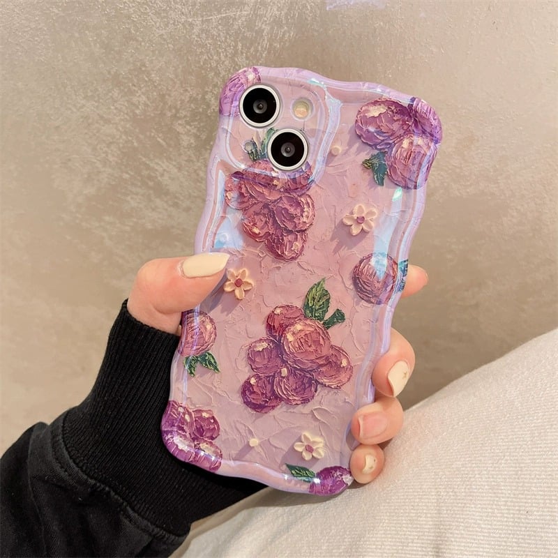 Artistic Oil Painting Watermelon Phone Case Axl Strawberries / IPhone14 Plus