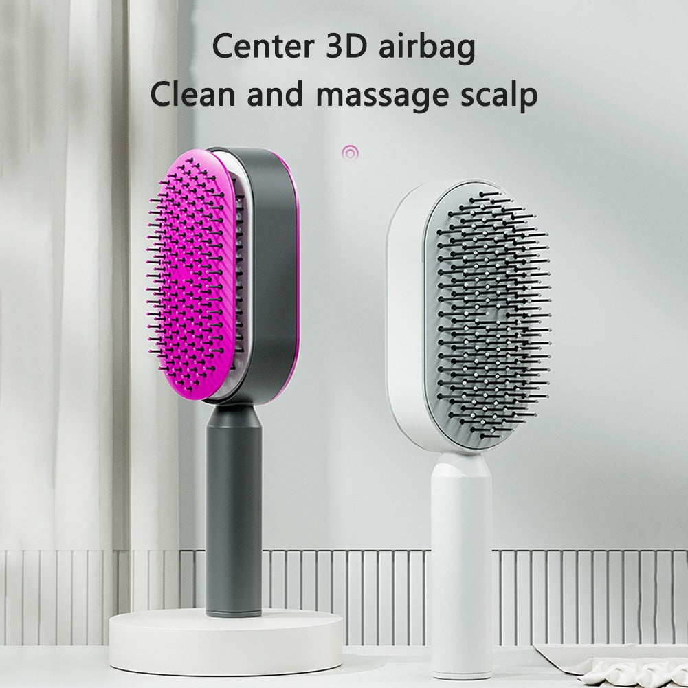 Self-Cleaning Anti-Static Hair Brush Axl