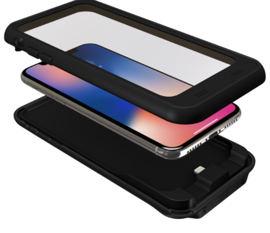 Waterproof iPhone Case with 3000mAh Power Bank – IP68 Rated Waterproof Phone Case Axl