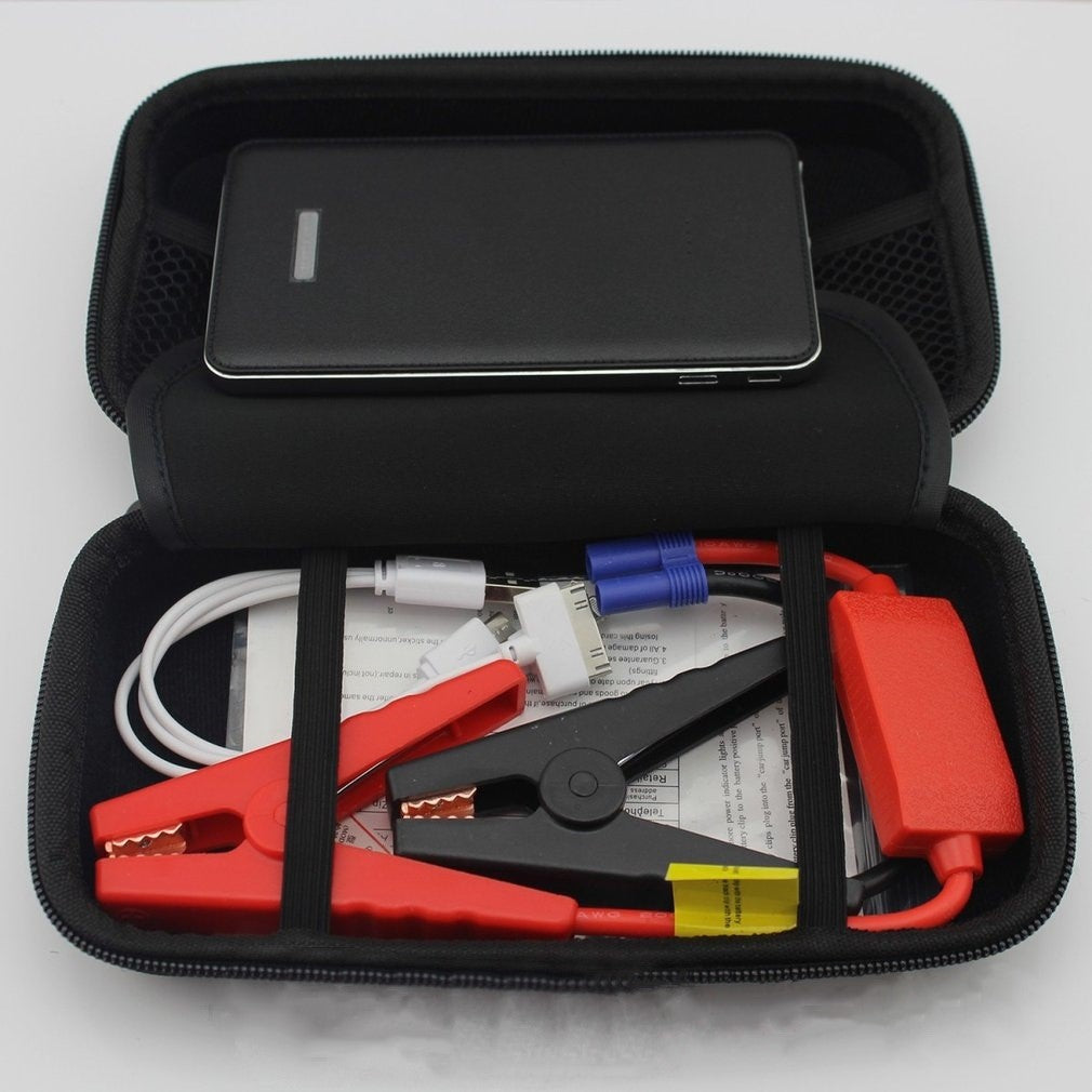 Mini Car Jump Starter 6000mAh 600A Peak | Portable Power Bank Car Jump Starter Axl Black