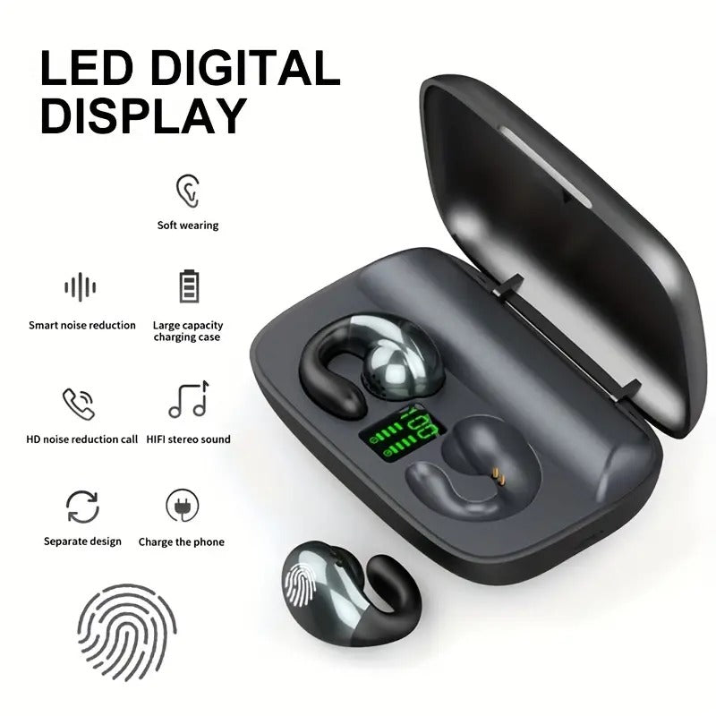 S19 Bluetooth 5.3 Air Conduction Headset – HiFi Bass & IPX5 Air Conduction Headset Axl