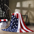 British Flag Flannel Blanket Axl American flag