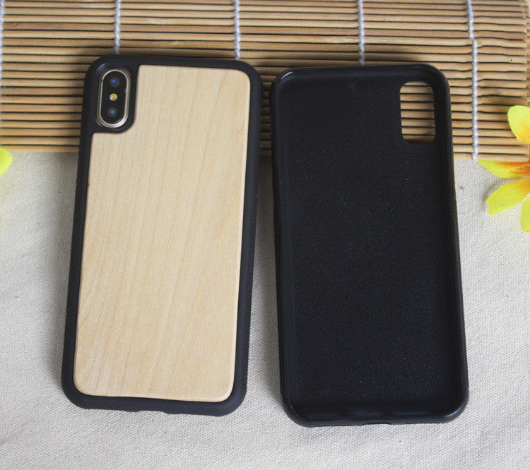 Wooden Bamboo TPU iPhone Case – Natural Wood Phone Cover