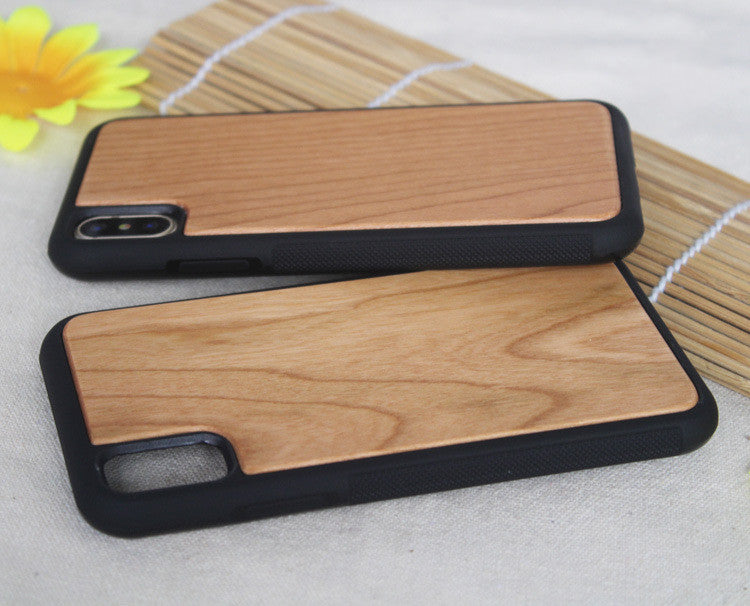 Wooden Bamboo TPU iPhone Case – Natural Wood Phone Cover