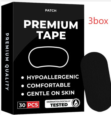 Oval Breathing Sleep Patch Axl Black 3box