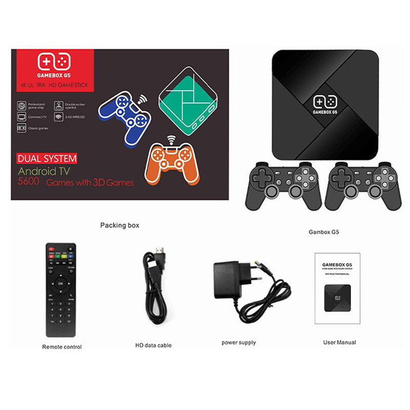 G5 Game Console with Dual System and Wireless Controller Axl