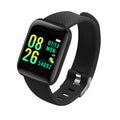 116Plus Smart Fitness Band – Color Screen & Bluetooth Smart Fitness Band Axl 116p-Black (Hryfine)
