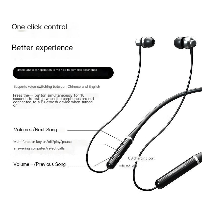 Lenoo XE05 Wireless Bluetooth Neckband Earbuds for Sports Axl