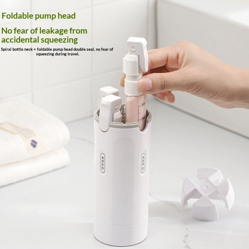 4-in-1 Travel Dispenser Bottles Leakproof Axl