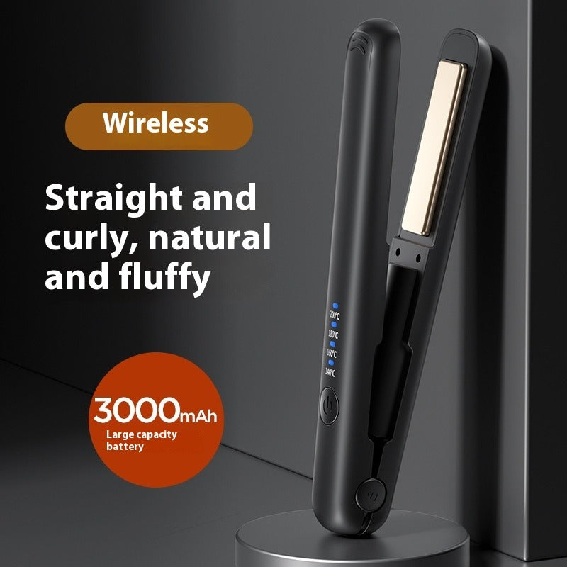 Wireless Rechargeable Hair Straightener & Curler Axl