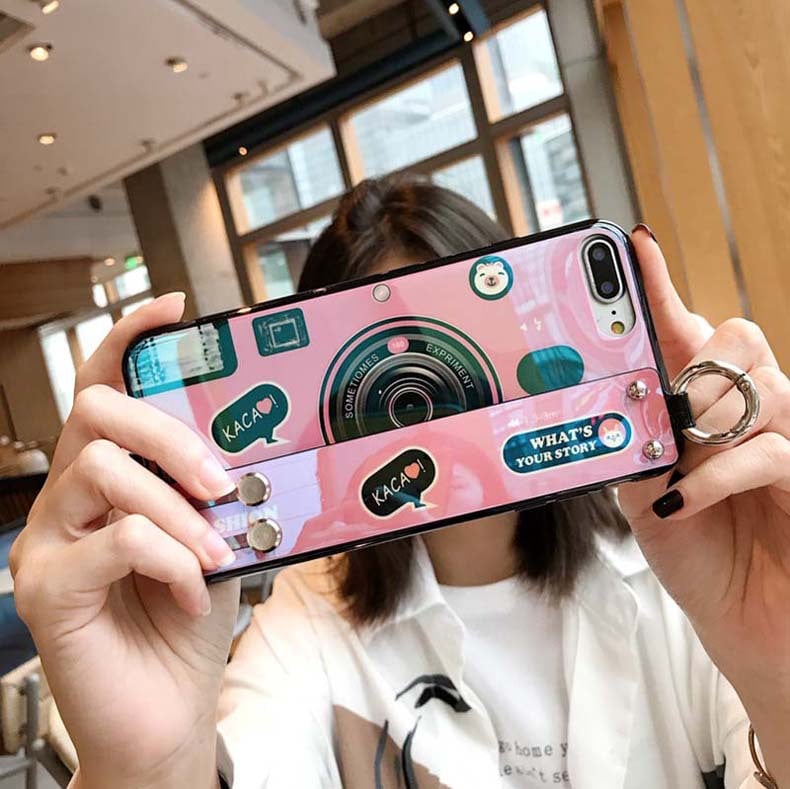 Apple Phone Case Compatible Design Axl Pink B / iphone7/8