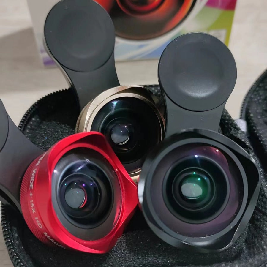 Universal 12.5x Macro & 0.45x Wide-Angle Smartphone Lens Smartphone Camera Lens Axl