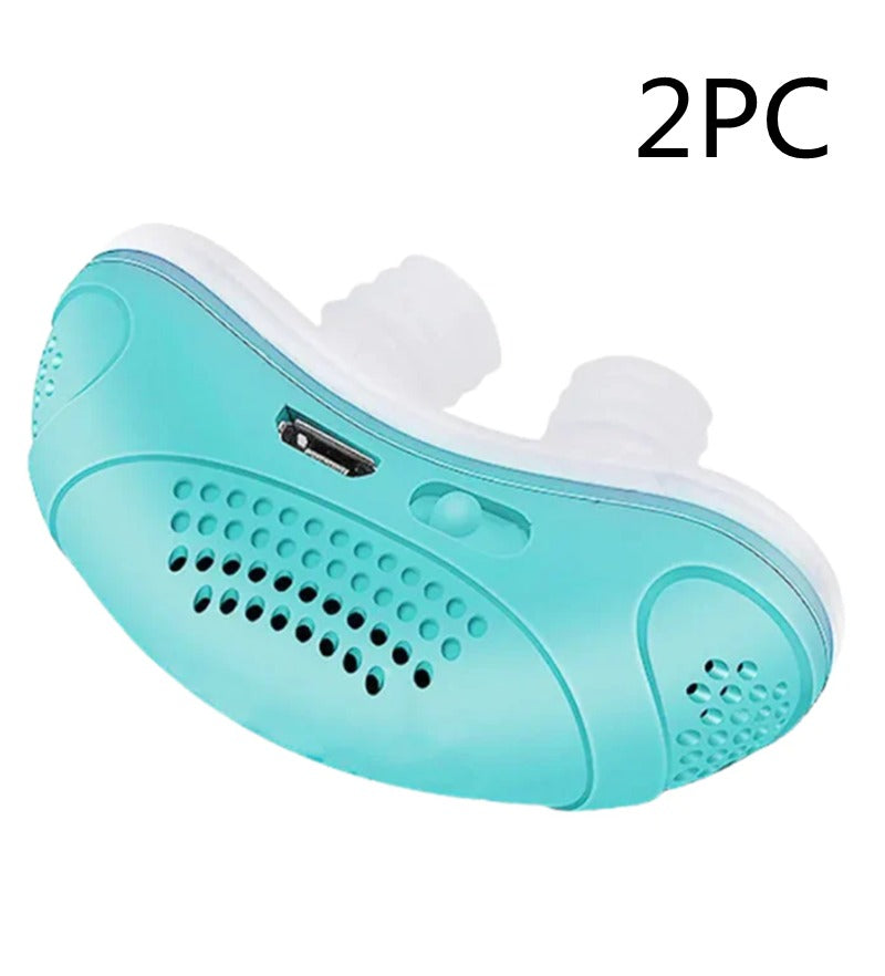 Electric Anti-Snore Device Axl Green 2PC