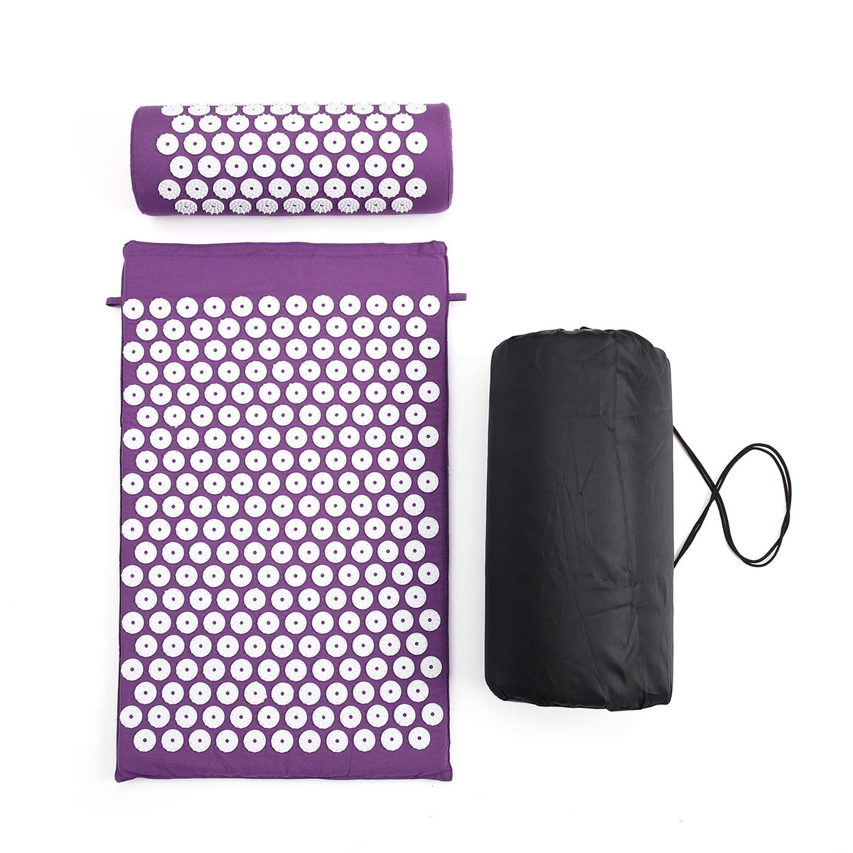 Acupressure Yoga Mat with Acupoints – Cushion & Pillow Set