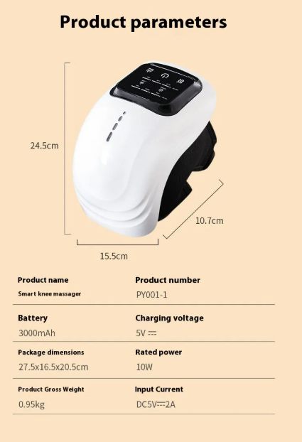 Heated Vibration Knee Massager Axl