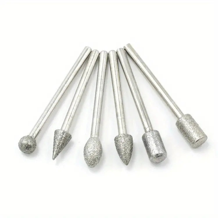 20PC Diamond Grinding Heads for Jade Carving and Sanding Axl