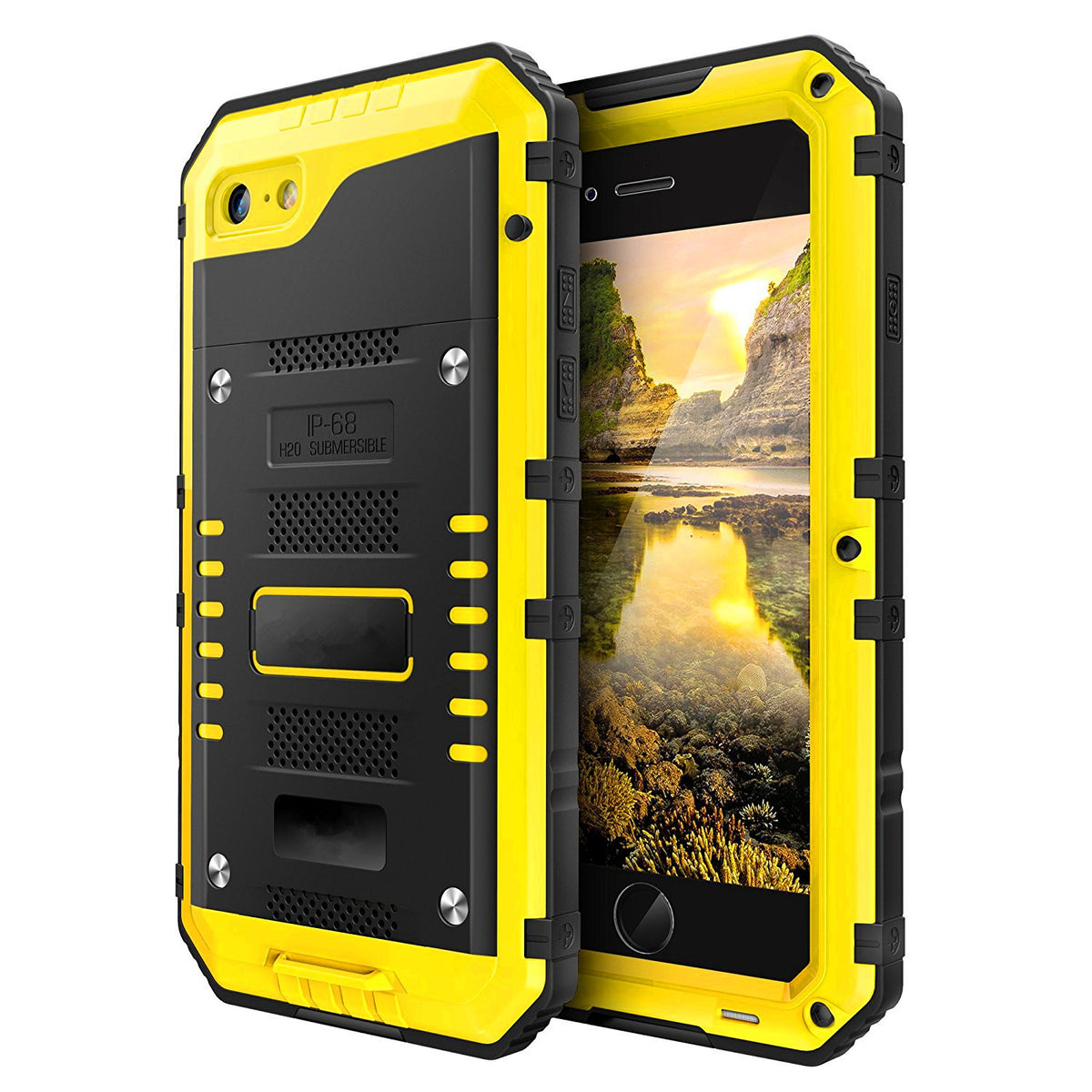 Waterproof Case for iPhone 7/8/7 Plus/8 Plus Axl Yellow Iphone8plus