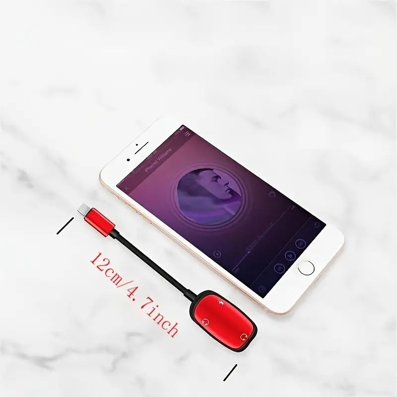 Audio Adapter Charging Cable for iPhone 8-Pin to 3.5mm Axl