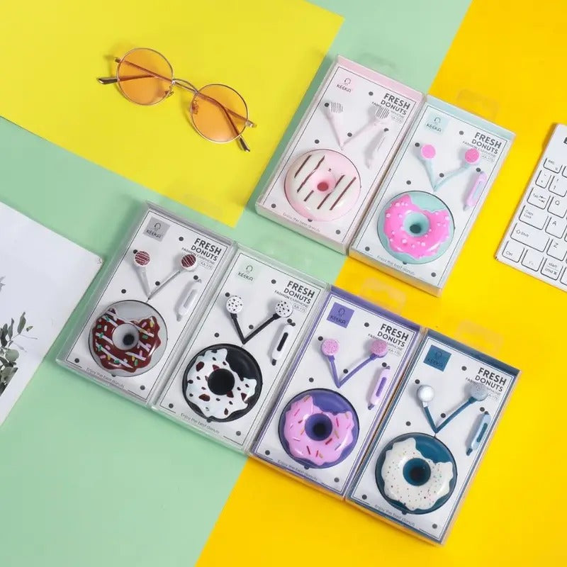 Cute Wired In-Ear Headphones with Mic & Storage Box Wired In-Ear Headphones Axl