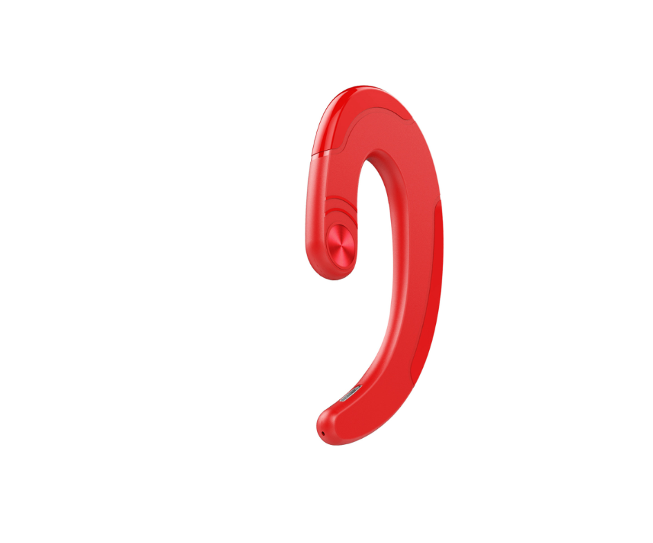 Bone Conduction Bluetooth Headphones – Open-Ear Wireless Bone Conduction Headphones Axl 2 Red