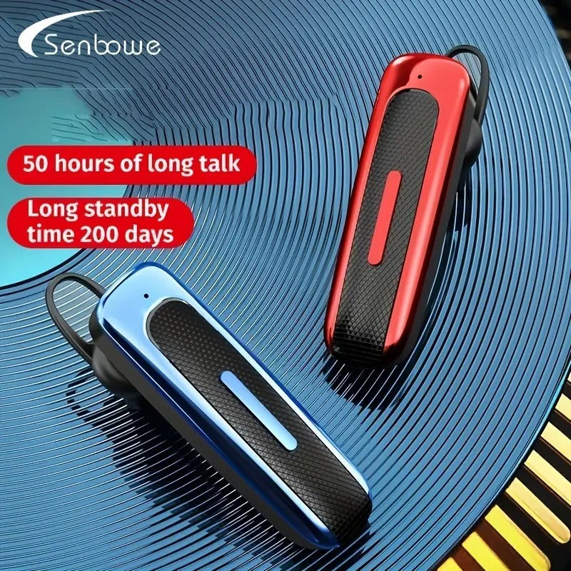 Axl E1 Bluetooth 5.0 Single In-Ear Wireless Headset – 20Hr Bluetooth Headset Axl