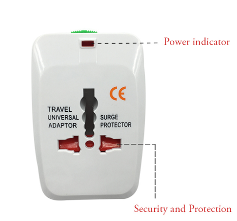 Universal Travel Adapter with Multiple Functions Axl