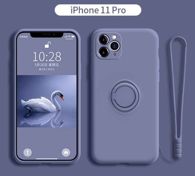 iPhone 11 Pro Liquid Silicone Case with Lens Cover Axl white 11Pro