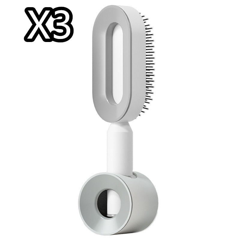 Self-Cleaning Anti-Static Hair Brush | Air Cushion Detangler
