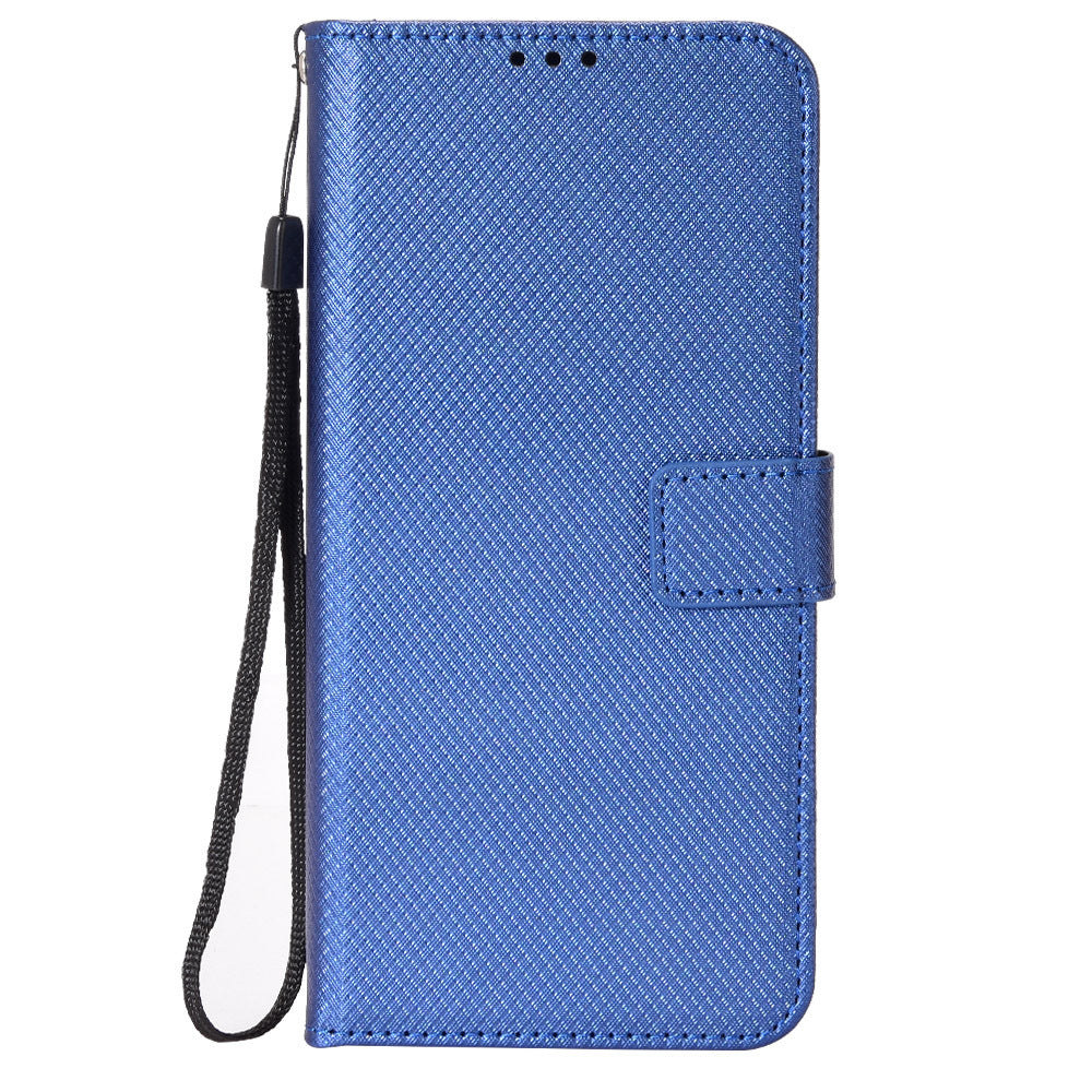 Honor X5 4G Phone Case with Diamond Texture and Strap Axl Blue / Glory X5/Honor X5 4G