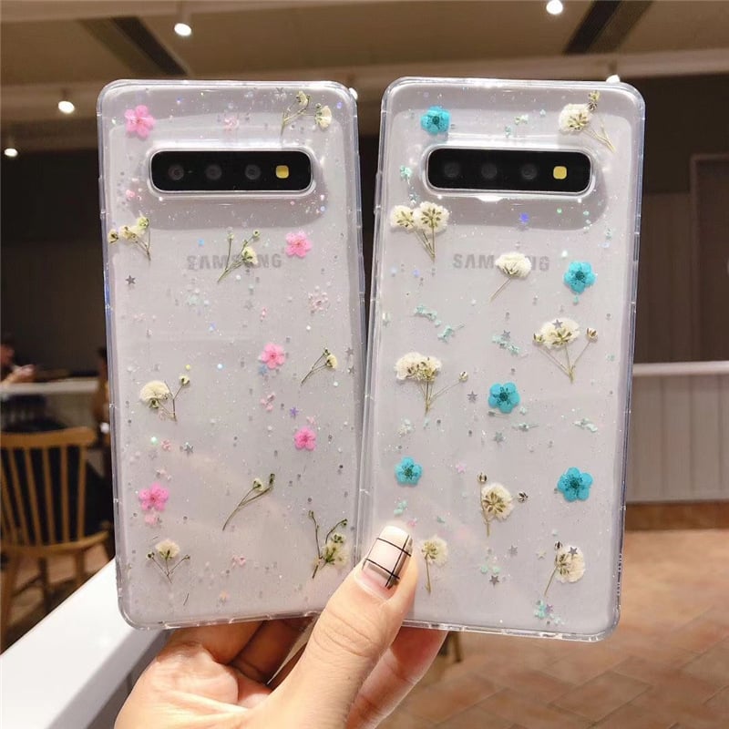 Floral Epoxy Phone Case Design with Durable Protection Axl