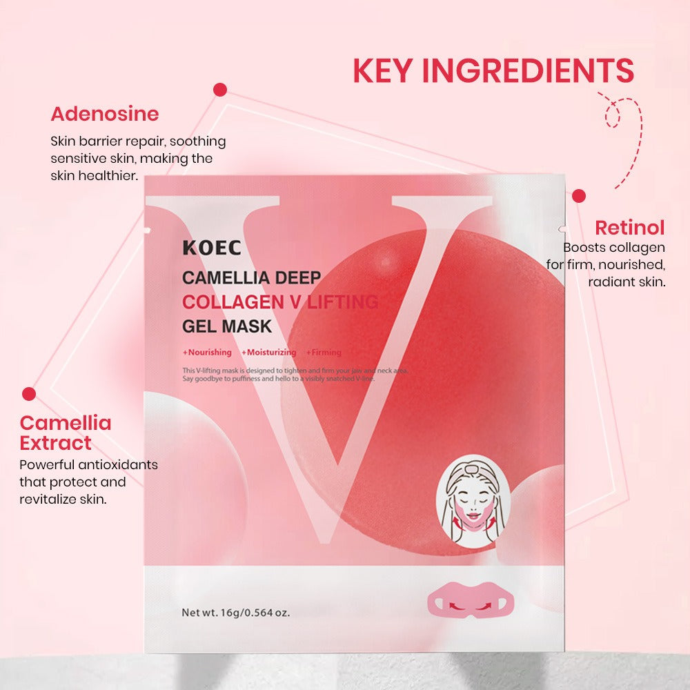 Camellia Collagen V Face Mask 4pcs Axl