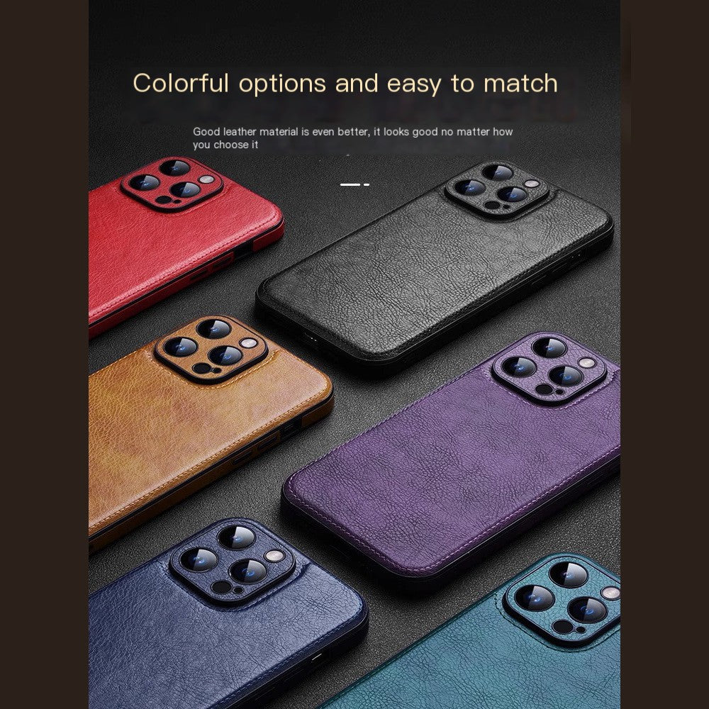 Premium Leather Case for iPhone 15 Pro Max & 13/11 Axl