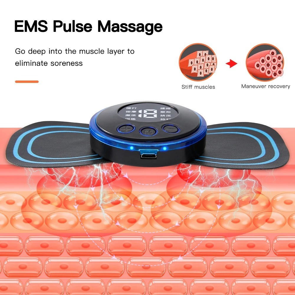Portable Electric Pulse Neck and Shoulder Massager Axl