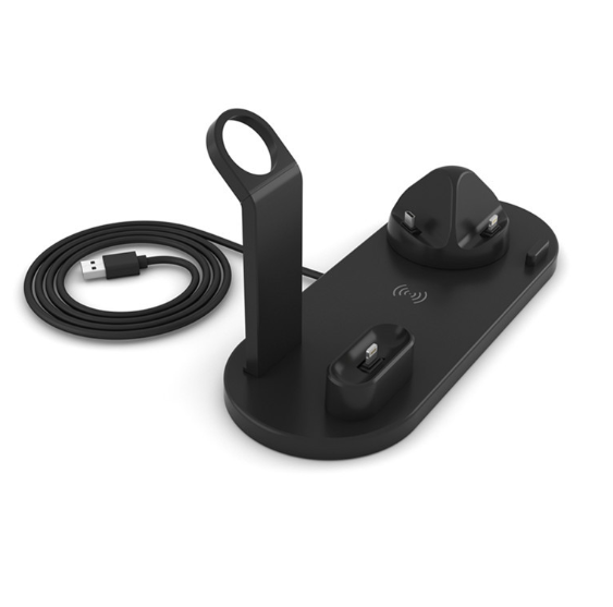 3-in-1 Wireless Charging Stand – Phone, Watch & Earbuds Wireless Charging Stand Axl Black