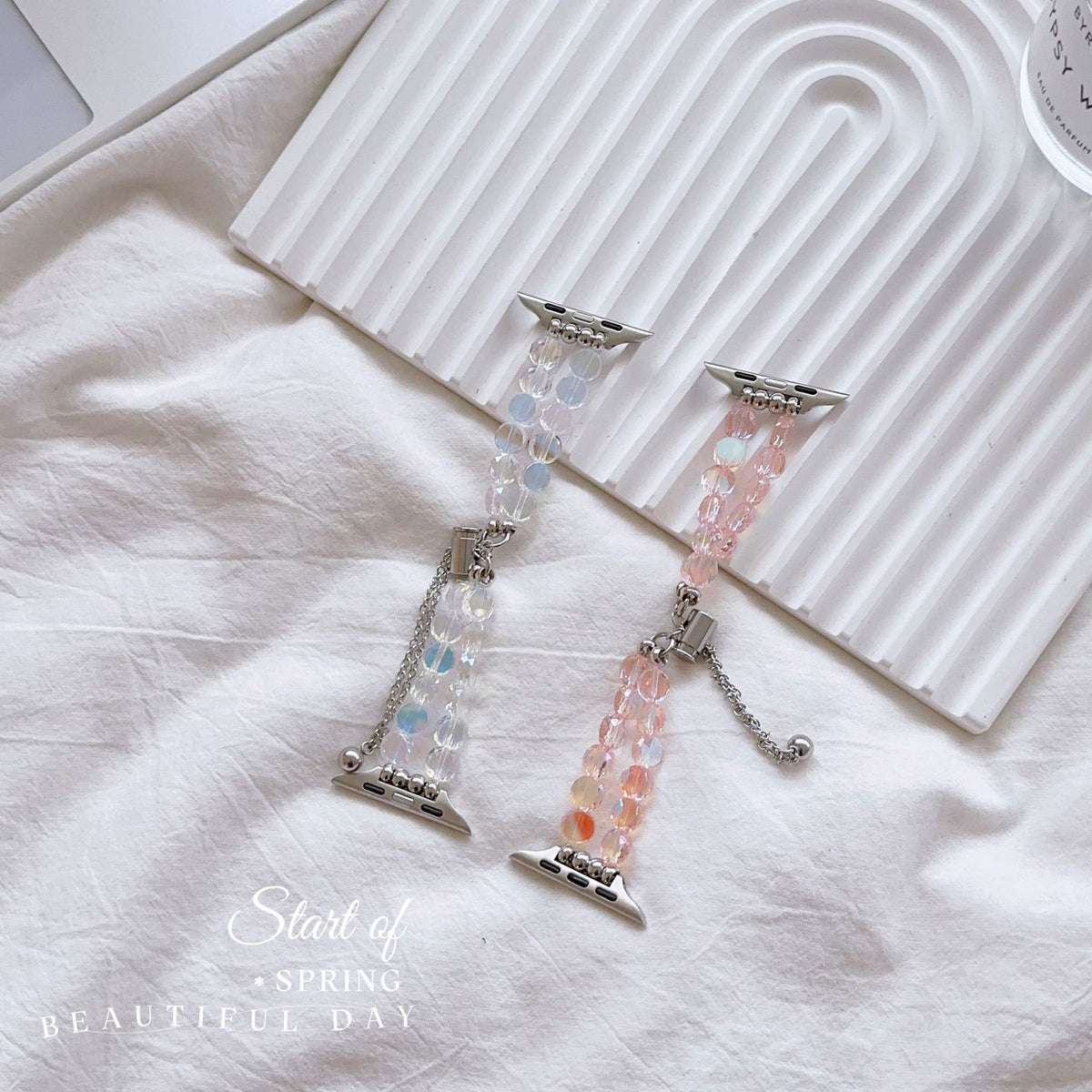 Crystal Glass Apple Watch Band – Series 3–8 & SE | Axl Watch Band Axl