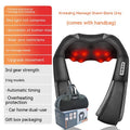 Electric Waist & Back Hot Compress Massager Axl R2BBlack grey-AU R2B