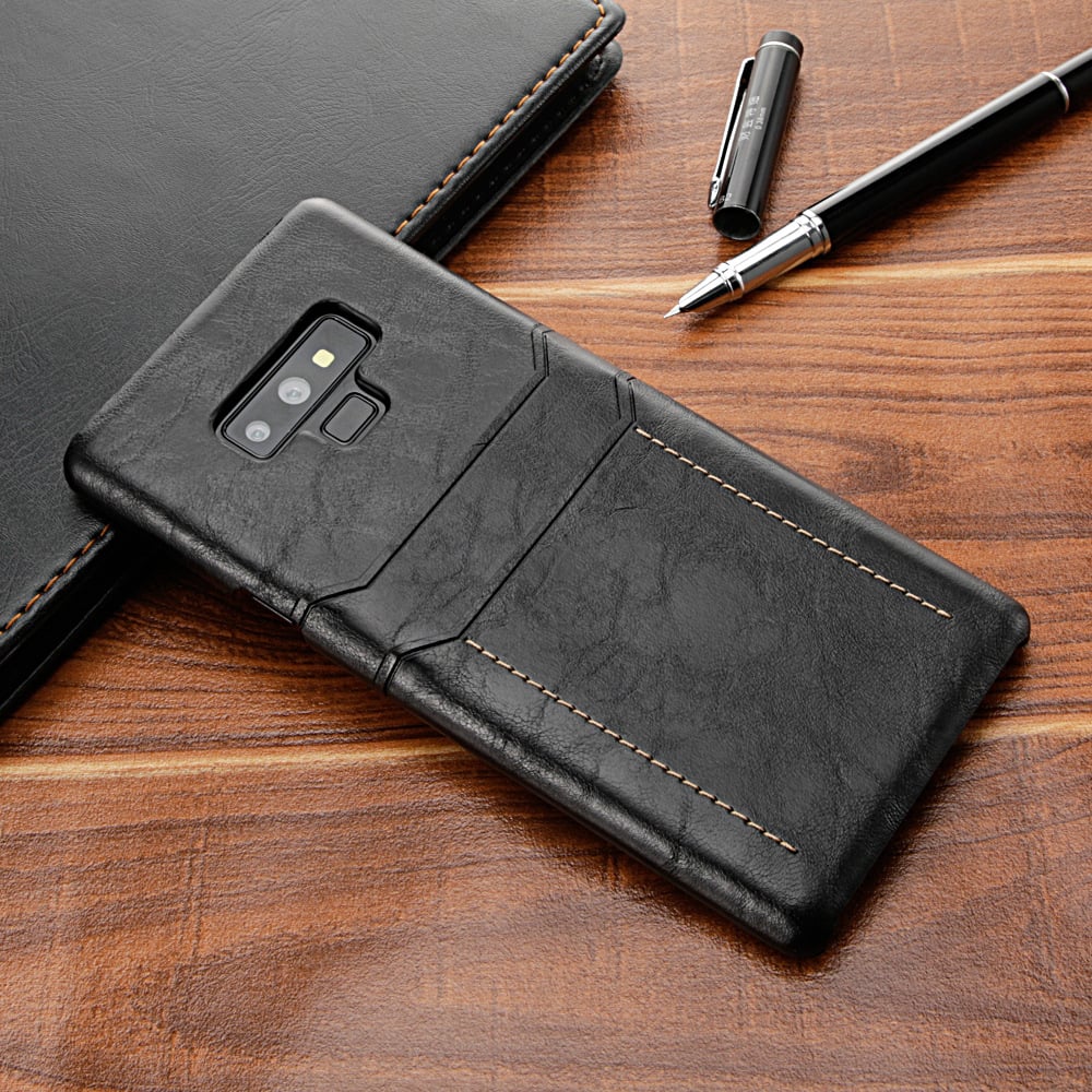 Double Card Wallet Case – Samsung Note 8/9 S8 S9 | Axl Wallet Phone Case Axl Black / Note9