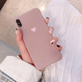 Solid Color Love Phone Case Axl Pink / Iphone 6s
