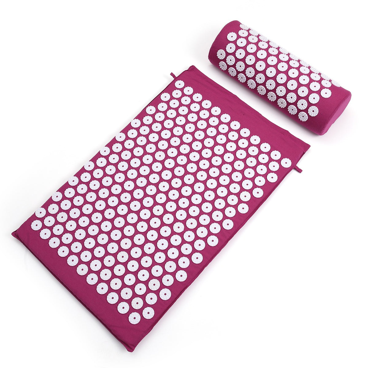 Acupuncture Yoga Mat with Acupoints Axl Rose Red Cushion and Pillow