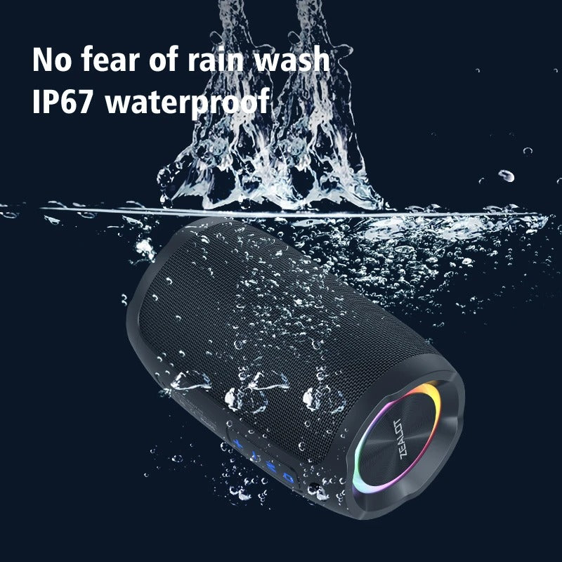 Zealot S49 20W Portable Bluetooth Speaker with 360° Sound Axl