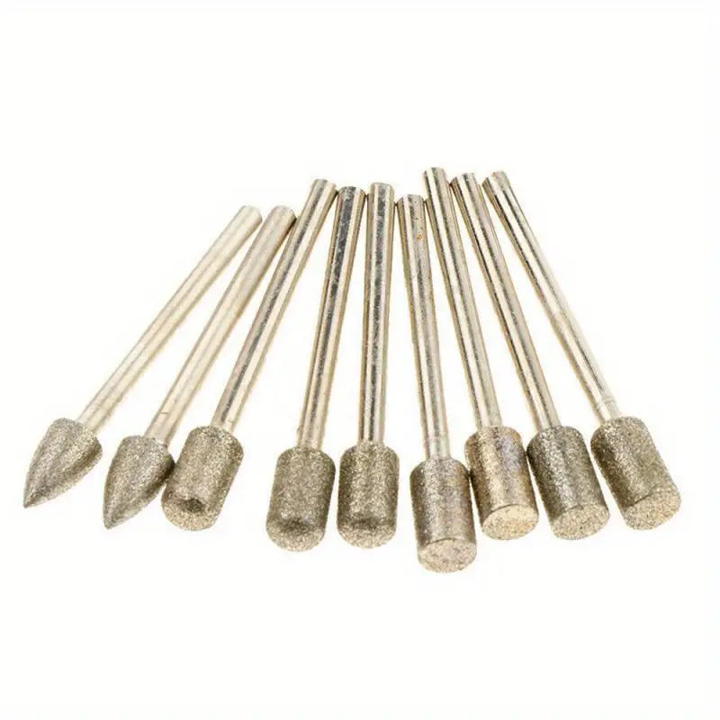 20PC Diamond Grinding Heads for Jade Carving and Sanding Axl