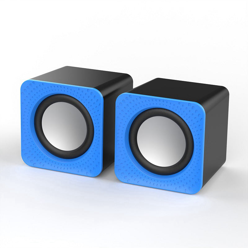 Mini USB Multimedia Desktop Subwoofer Speaker Axl 1044 Blue