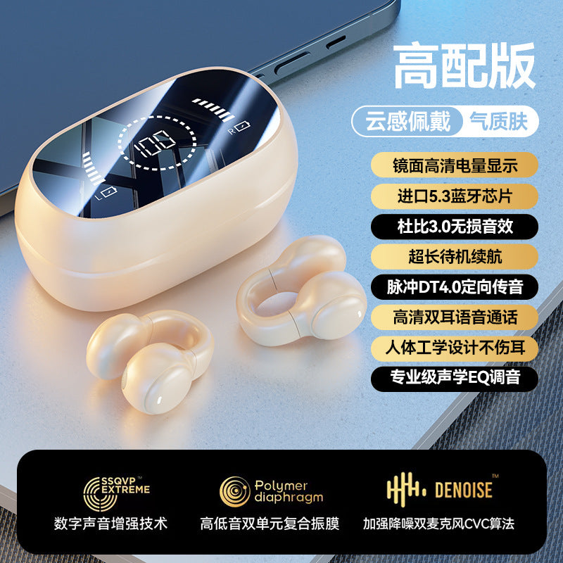 M55 Bone Conduction Bluetooth Earphones for Sports Axl M47 Skin / Clip Ear