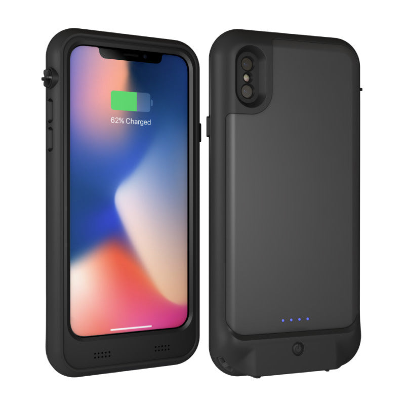 Waterproof iPhone Case with 3000mAh Power Bank – IP68 Rated Waterproof Phone Case Axl iPhone X B