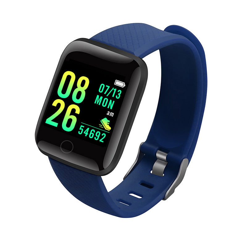 116Plus Smart Fitness Band – Color Screen & Bluetooth Smart Fitness Band Axl 116p-Blue (Hryfine)