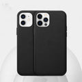 Magnetic Leather Protective Case for Phone 12 Axl Black 12 12 PRO