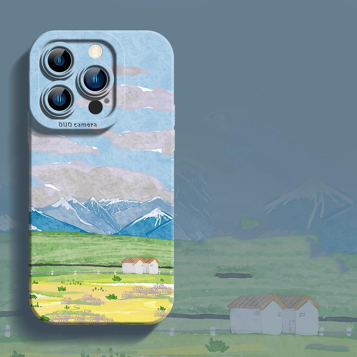Liquid Silicone iPhone Case – Through The Forest Design