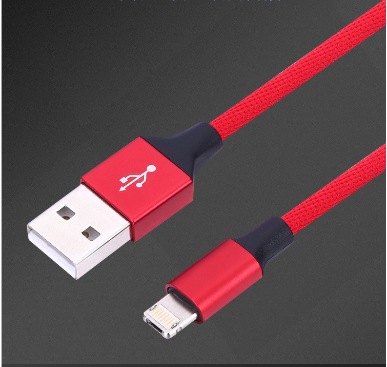 90-Degree USB Charging Cable for Apple & Android Axl