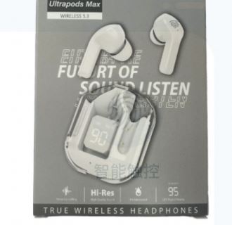 Colorful Sound Wireless Bluetooth Earbuds with Noise Canceling (One Pair) Axl White With Packaging