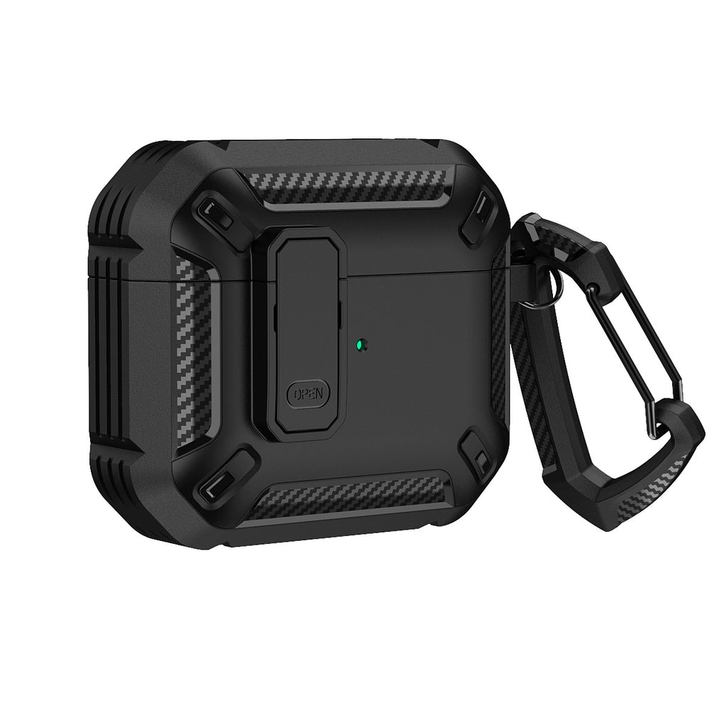 Dual-Color TPU Case for AirPods Pro 2 & 3 | Stylish Cover AirPods Protective Case Axl Black + Black / Aiopods pro